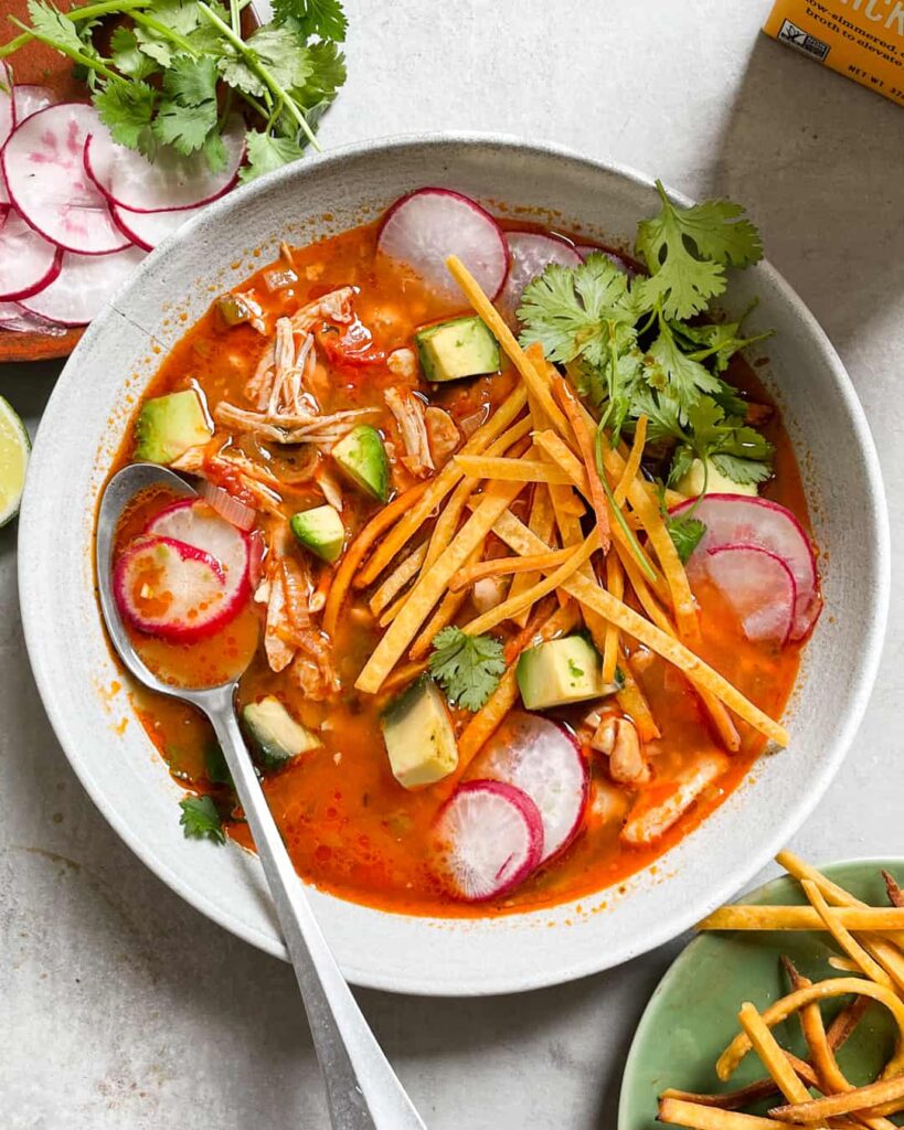 Easy Chicken Tortilla Soup - Gluten-Free