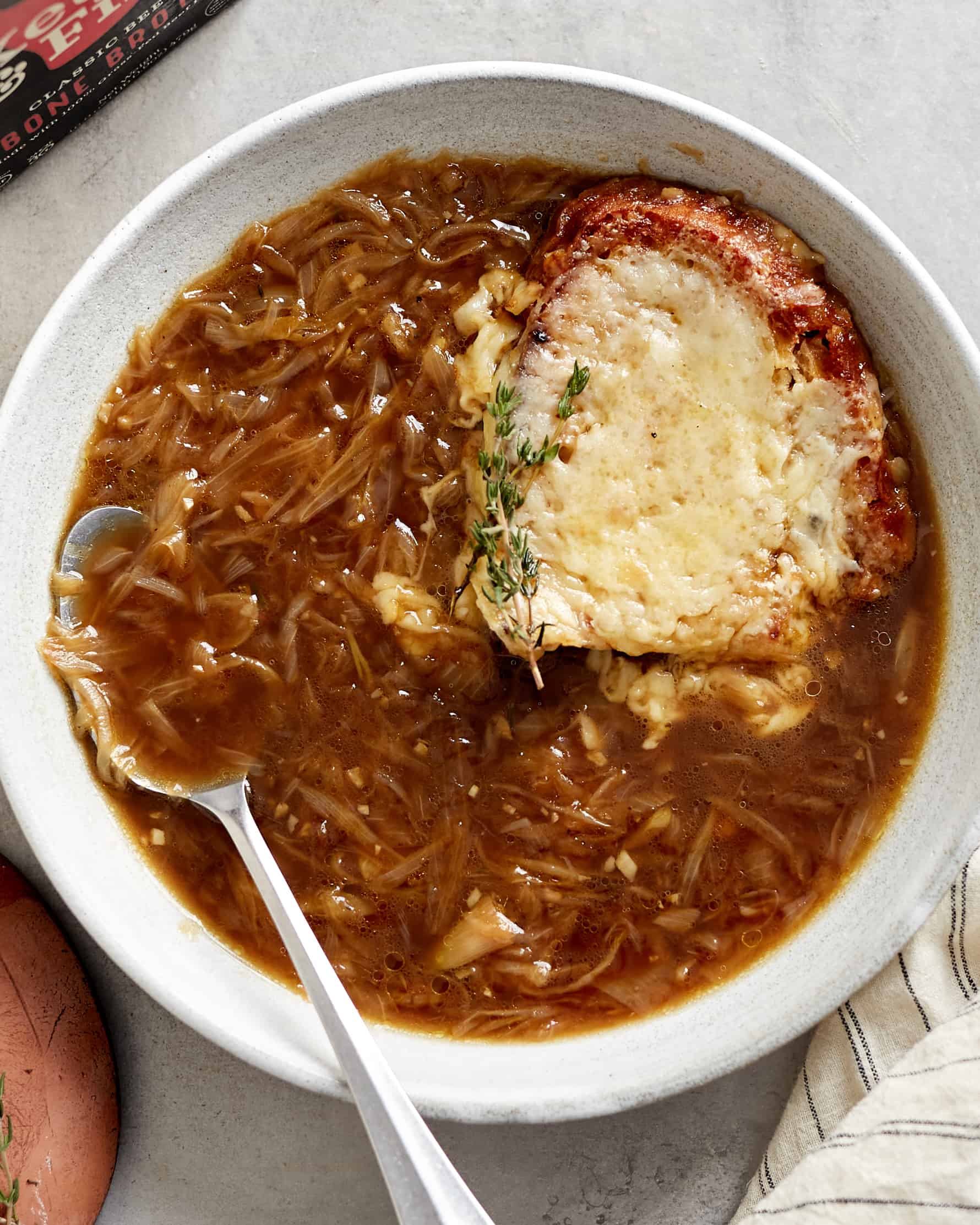 Kettle and Fire Beef Broth Easy French Onion Soup Primal Gourmet